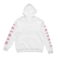 Private Moment Zip Up Hoodie -Deals Mode Raft Store privatemomentbackwhiteZIP UP