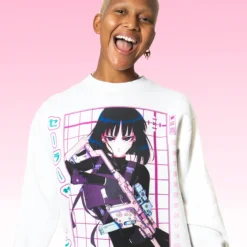 Sailor Saturn Sweatshirt -Deals Mode Raft Store sailorsaturnwhiteGraphicsweaters