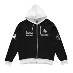 Secure Contain Protect Zip Up Hoodie