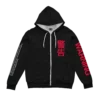 WARNING! Zip Up Hoodie