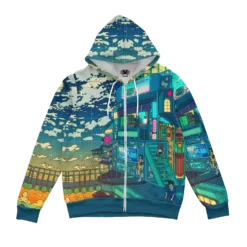 Whatever Happens Zip Up Hoodie