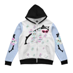 Whatever Man Zip Up Hoodie